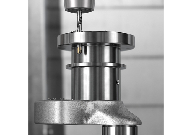 Foto La broca de metal duro integral CoroDrill® 860 de Sandvik Coromant apoya la fabricación de innovación.